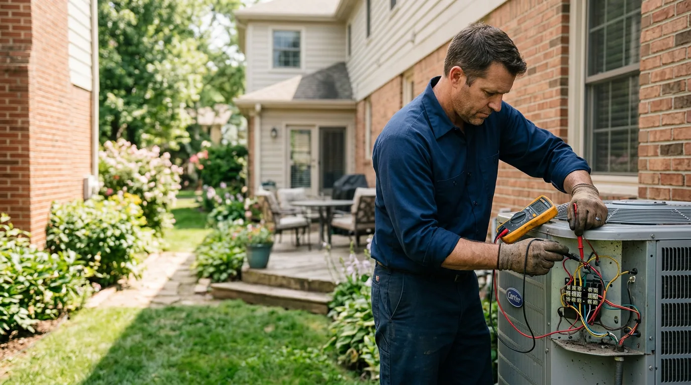 HVAC technician working near White Plains, MD